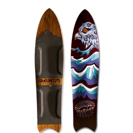 Barracuda 140cm Teak Topsheet with phoenix graphic base