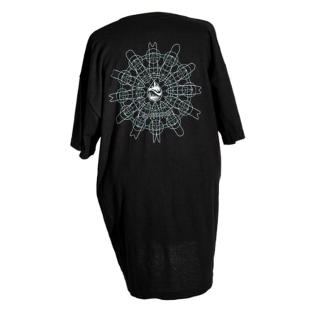 Powsurf Sacred Geometry T-shirt Black Back